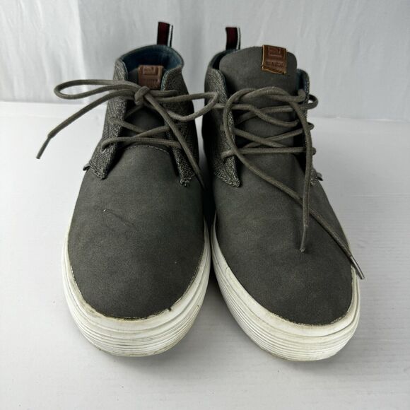 Ben Sherman Men’s Casual Sneakers Size 11, Grey Fabric/PU Upper, Trendy Design - Picture 11 of 16